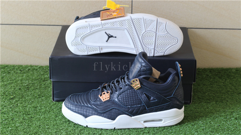 Authentic Air Jordan 4 Premium Obsidian Navy